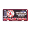 World Series Champs Black License Plate 8664