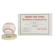 Coco Crisp Autographed Baseball MEM0180