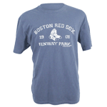 Navy Garment Washed 2 Sox T-Shirt TA0254