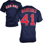 Martinez Navy Player T-Shirt TA0411