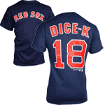 Kids DICE-K Navy Player T-Shirt TY0142