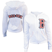 White Long Sleeve Full Zip Hoodie with Swarovski Crystals WF0298