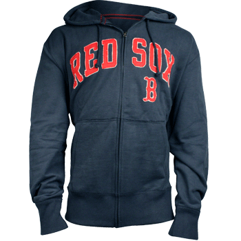 47Brand Navy Scrimmage Full Zip Hooded Sweatshirt SA0224