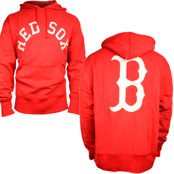 47Brand Red Scrimmage Hooded Sweatshirt SA0228