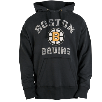 Bruins 47Brand Black Scrimmage Hooded Sweatshirt SAB0001