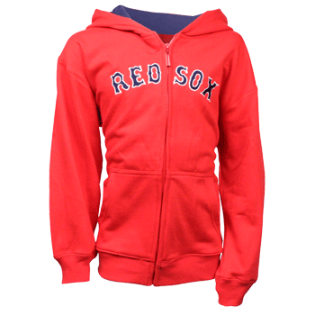 Kids Red Full Zip Arch Hood SY0039