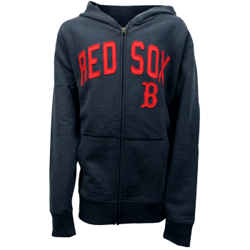 Kids 47Brand Navy Scrimmage Full Zip Hooded Sweatshirt SY0045