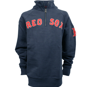 Kids 47Brand Navy Blitz 1/4 Zip Sweatshirt SY0055