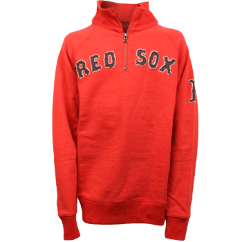 Kids 47Brand Red Blitz 1/4 Zip Sweatshirt SY0056