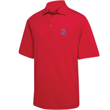 C&amp;B Red DryTec Polo with B TA0067