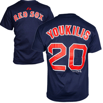 Kids Youkilis Navy Player T-Shirt TY0084
