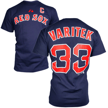 Varitek Navy Player T-Shirt TA0252