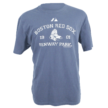 Navy Garment Washed 2 Sox T-Shirt TA0254