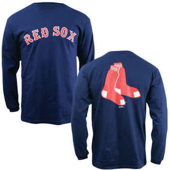 Navy Long Sleeve 2 Sox Shirt TA0293