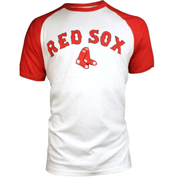 47Brand White/Red Baseball T-Shirt TA0510