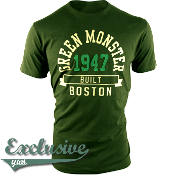 47Brand Hunter Green Monster Outfield T-Shirt TA0525