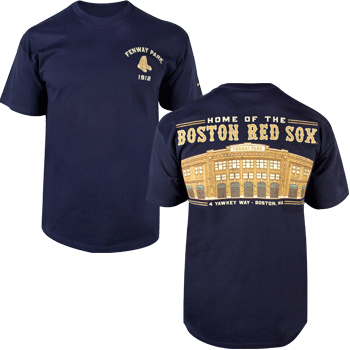 Navy 2-Sided Fenway T-Shirt by Nike TA0546