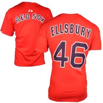 Ellsbury Red Player T-Shirt  TA0816