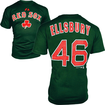 Ellsbury St. Pat's Player T-Shirt   TA0826