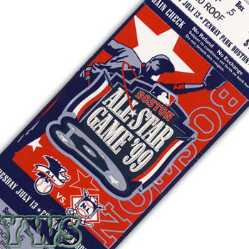 1999 MLB All-Star Game Mega Ticket TMT0009