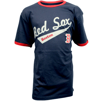 Kids 47Brand Navy/Red Ringer T-Shirt TY0163