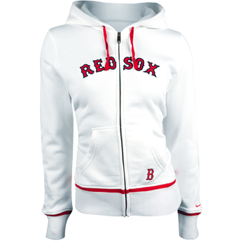 Nike Ladies White Full Zip Hood WF0125