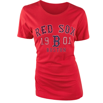 Ladies 47Brand Red 1901 Fieldhouse T-Shirt WT0047