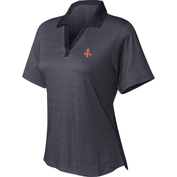 Ladies Navy "2 Sox" Birdseye Polo WT0331