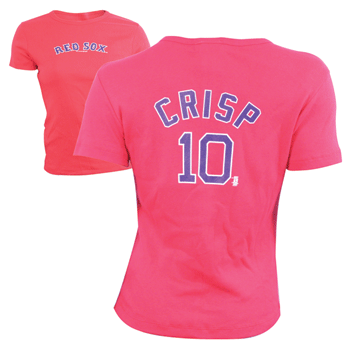 Young Ladies Red Crisp Player Tee WT0417