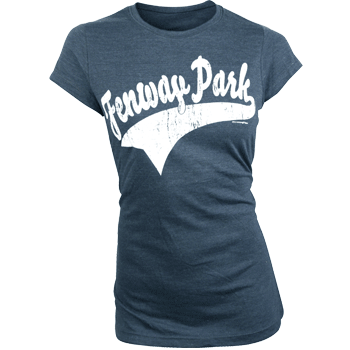 Young Ladies Navy Fenway Tri-Blend Tee WT0584